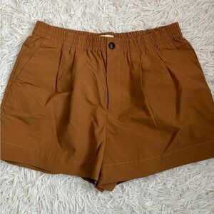 Madewell Ripstop Track Shorts in brown - size medium